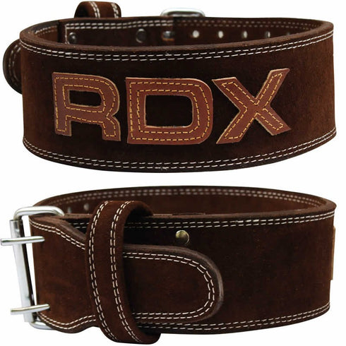 RDX BROWN LEATHER 10MM POWERLIFTING BELT-5